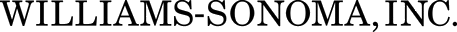 Williams Sonoma logo